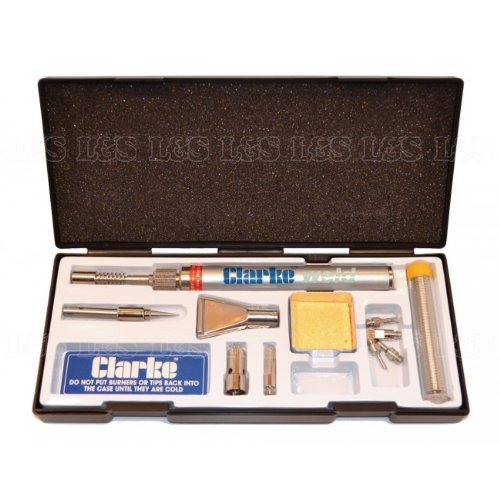 Clarke 5 in 1 Butane Gas Torch Kit Amazon.co.uk DIY & Tools