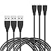 3-Pack Charging Cable for Fitbit Charge HR - USB Charger Charging Cord for Fitbit HR Fitness Wristband by MCOCEAN (3.3Ft + 1Ft2, Do Not Fit for Fitbit Charge)