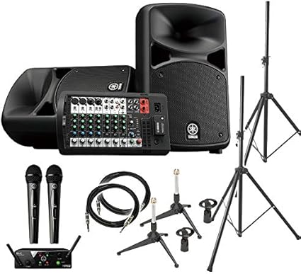 yamaha stagepas 400bt portable pa system with bluetooth