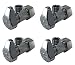(4-Pack) BrassCraft G2CR19L1X 1/2-in Nominal Comp x 3/8-in OD Outlet Chrome Plated Brass 1/4-Turn Angle Stop Valve Less Outlet Sleeve/Nut (4-Pack) primary