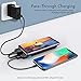miraku 5000mAh Slim Power Bank USB C Portable Phone Charger with Type C Cable,2 Ports External Battery Pack for Samsung Galaxy S8/Note 8,LG G6,iPhone X and Android Phones