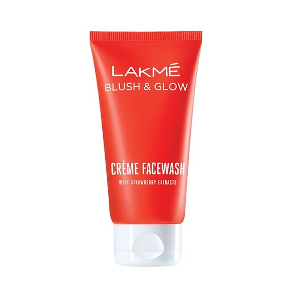 Lakme Strawberry Creme Face Wash, 100g 