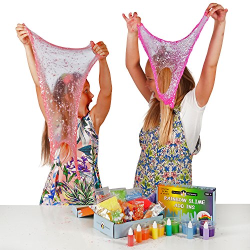 Original Stationery Slime Supplies Stuff [Rainbow Kit add ins] Making Slime for Girls and Boys. Kit Supplies Floam and Fishbowl Beads, Flake Glitter, Pigment, Sequins. No Glue or Activator Included. - Thumbnail 4