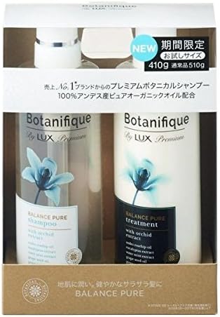 Amazon Lux ラックス プレミアム ボタニフィーク バランスピュア お試し容量ポンプペア ボタニカルハーバルリーフ 410g 410g Lux ラックス シャンプー 通販