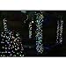 LE Christmas LED Fairy String Lights, Solar Power, RGB, 100 LEDs 55 ft/17m, Waterproof, Multi-color, Light Sensor, Ambiance Lighting, Wedding, Party, Patio, Holiday, Festival, Celeration, Decoration
