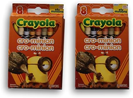 Crayola Cro-Minion Minions Themed Crayon Set - 2-Pack