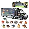 Dinosaur-Toys-Truck-Transport-Carrier-Truck-Toys-with-Dinosaur-Toys-Animals-Toys-12-Pcs-Double-Inside-Storage-Set-for-Kids-Boys-Girls-3-Years-Old Akokie Dinosaur Toys Truck Transport Carrier Truck Toys with Dinosaur Toys Animals Toys 12 Pcs Double Inside Storage Set…