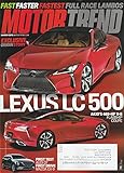 Motor Trend Magazine March 2016 Lexus LC 500