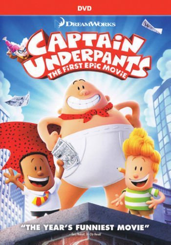 Captain Underpants: The First Epic Movie (DVD 2017)