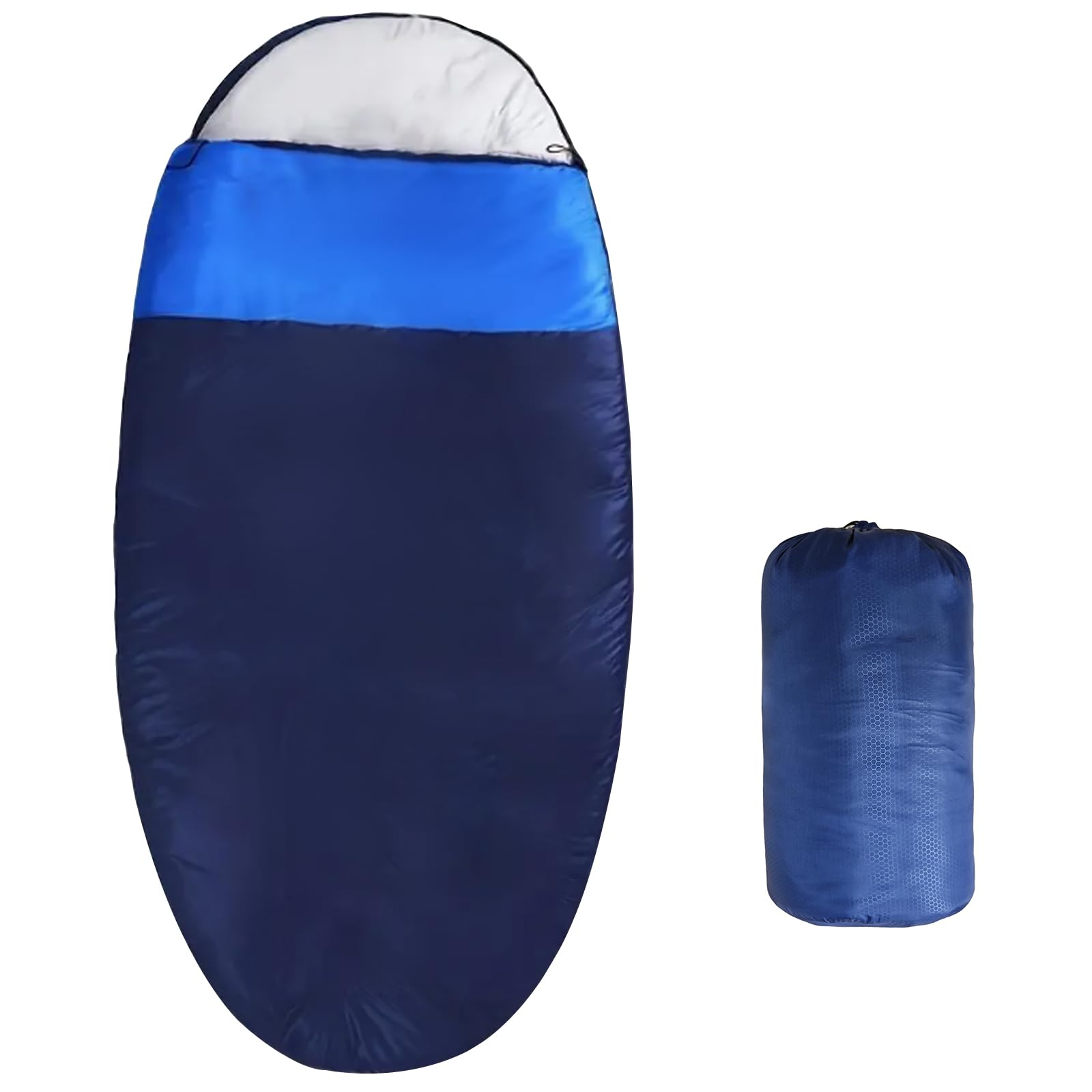 oaskys Egg-Shaped Sleeping Bags for Adults, Cold Weather & Warm Extra Wide Big & Tall XL Portable Waterproof Sleeping Bags, Compact Camping Essentials Gear Accessories Hiking Sleep (5.1lb) Image