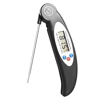 Amazon Com Digital Meat Thermometer Bbq Grill Electronic Thermometer Super Long Probe For Kitchen Cooking Candy Smoker Fry Food Milk Yoghourt Industrial Scientific