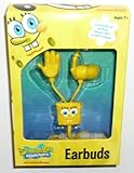 SpongeBob Squarepants 11462-DB-6 Molded Ear Buds, Yellow (11462-DB-6)