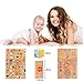 MEIGO Wooden Toys - Toddler Wooden Educational Preschool Dominoes Shape Puzzle Matching Game Building Blocks for Kids 1 2 3 4-5 Year Old Boys Girls (32PCS)