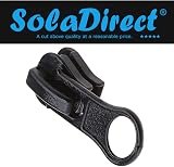SolaDirect Black Zipper Slider Puller for No 5 Zippers - Repair Parts view 2