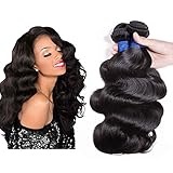 Silky Hair inches 3 Bundles 100g/Bundles Brazilian Virgin Human Hair Extensions Body Wave Hair Natural Color