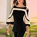 TOPUNDER Women Clothing Women Cold Shoulder Shirt Long Sleeve Blouse Sweatshirt Pullover Tops by Topunder