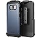 Galaxy S8 Plus Belt Clip Case, Premium Tough Protection w/Holster - R5 by Encased (Samsung S8+) (Midnight Blue)
