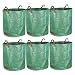 Gardzen 6-Pack 72 Gallon Bags - Reuseable Heavy Duty Gardening Bags, Lawn Pool Garden Leaf Waste Bag