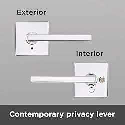 Kwikset 91550-002 Halifax Slim Square Privacy