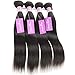 Beauty Youth Brazilian Straight Virgin Hair 3 Bundles Brazilian Straight 7A Unprocessed Virgin Hair Human Hair Bundles