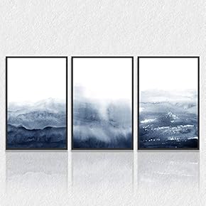 signwin 3 Piece Framed Canvas Wall Art Fog...