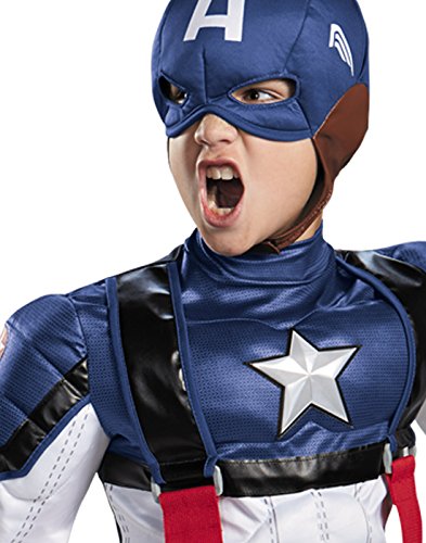 Disguise Marvel Captain America The Winter Soldier Movie 2 Retro Costume - Image 3