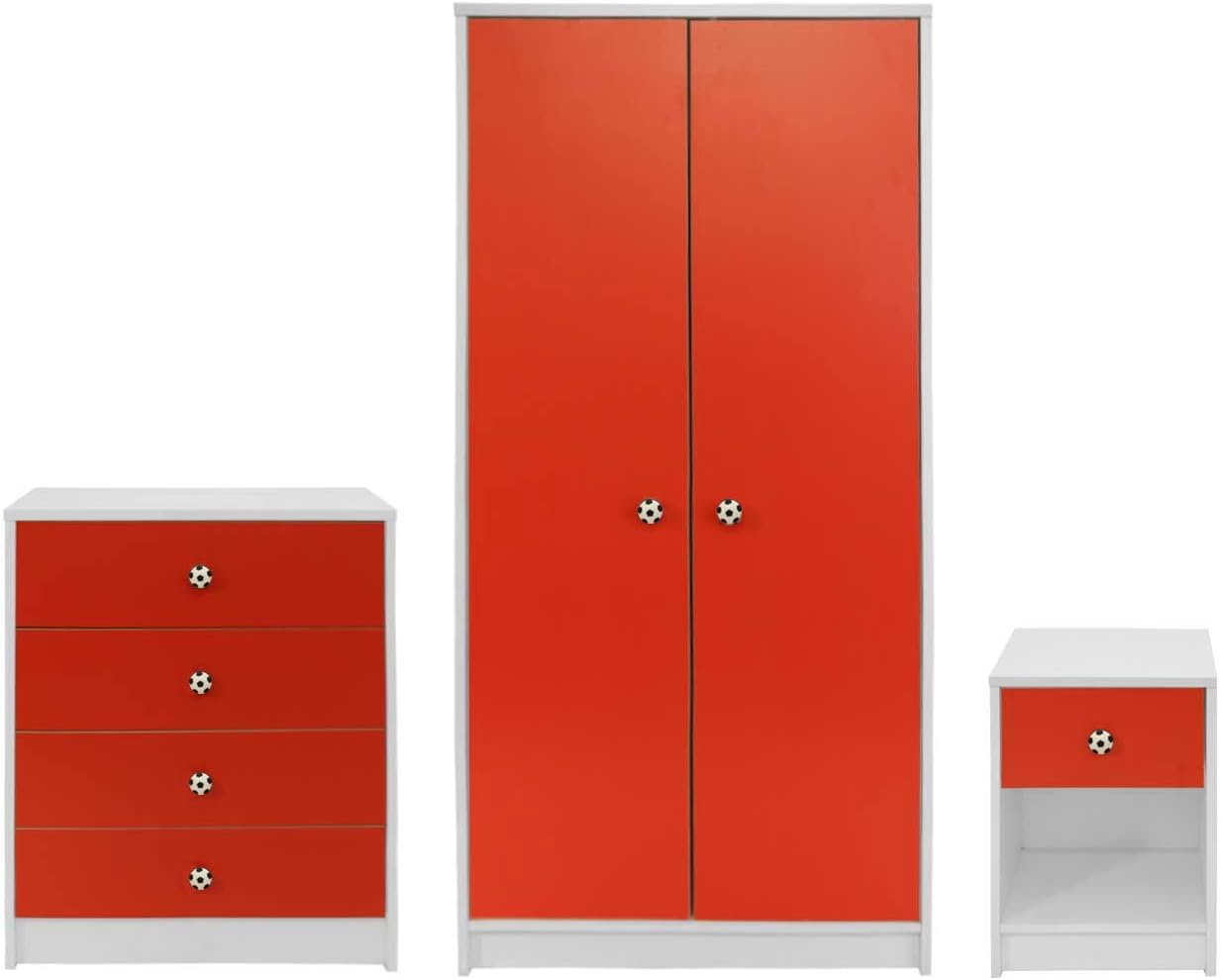 childrens wardrobe and drawers set