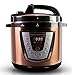 10-in-1 CopperTech PressurePro 6 Qt Pressure Cooker - Multi-Use Programmable Pressure Cooker, Slow Cooker, Rice Cooker, Steamer, Yogurt Maker, Sauté and Warmer - Copper