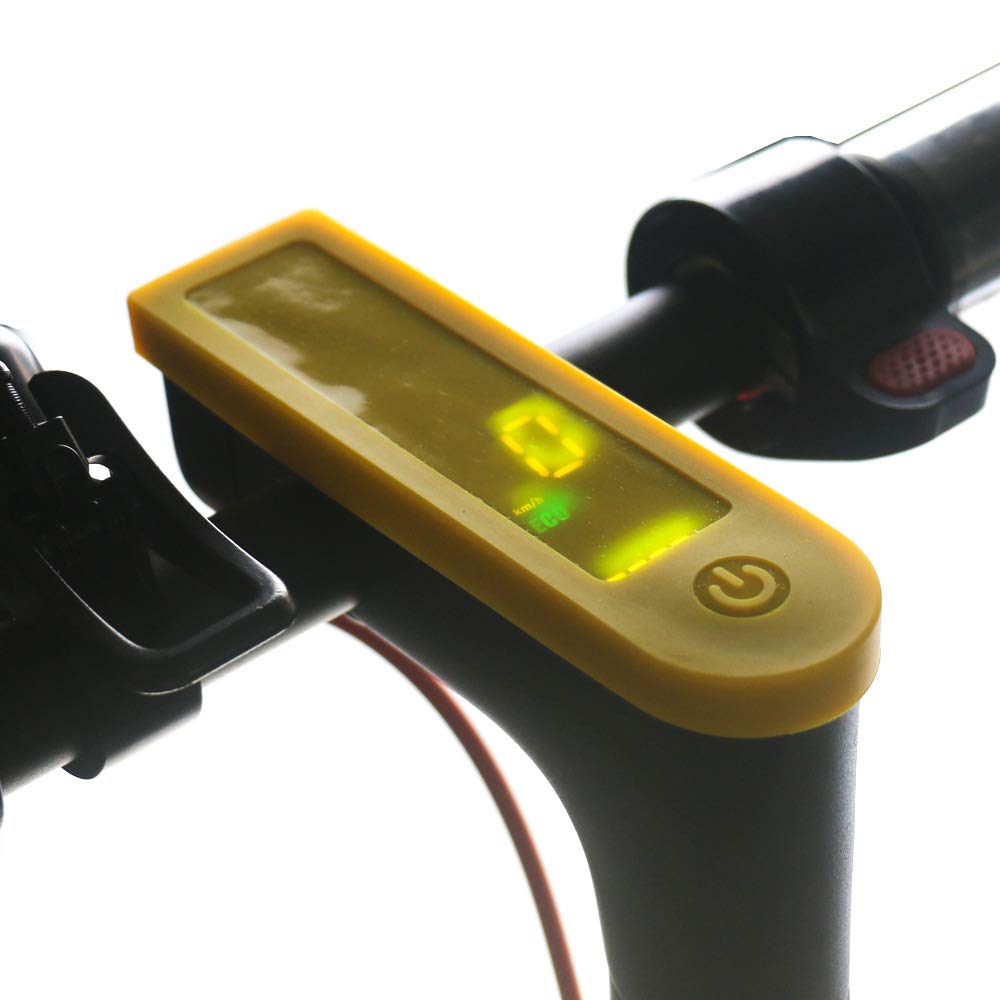 LINGHUANG Silicone Protection Case Cover Waterproof Accessories for MI Electric Scooter 3 for Xiaomi Mijia M365 Pro LED Display (Yellow)