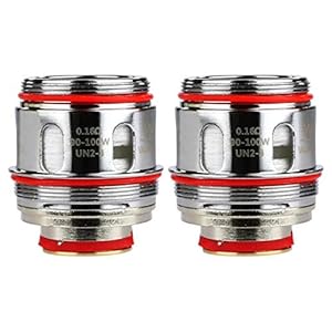 Uwell UN2 Mesh Coils (0,16 Ohm), Verdampferköpfe für e-Zigarette, 2 Stück