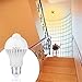 Motion Sensor LED Light Bulb,5W 450Lm E26 110V,Automatic Infrared Sensory Motion Detector/Activated Night Light for Indoor Hallway Stairs Closet Basement Pantry Outdoor Porch Garage(1 Pcs,Warm White)