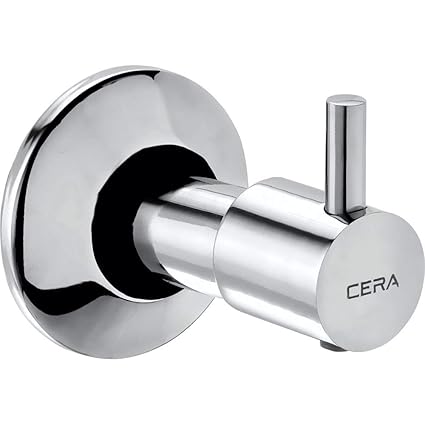 Cera Garnet Quarter Turn Fittings Concealed Stop Cock (Chrome Finish)