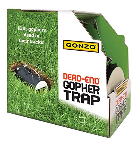 Gonzo 100518702 Dead End Packaged Gopher Trap, White - //medicalbooks.filipinodoctors.org