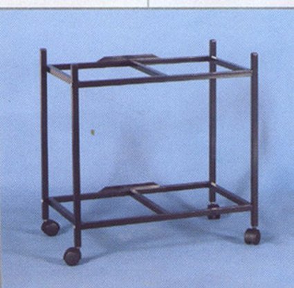 Mcage 2-Shelf Stand for Two of 24″ x 16″ x 16″ Breeding Flight Cages, Black