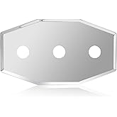 Verplexter 03-1654 Stainless Steel Smitty Plate, 8-Inch Center, Three Hole Shower Wall Cover