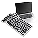 eForCity Silicone Keyboard Cover Skin Compatible with MacBook Pro 13-Inch - Black