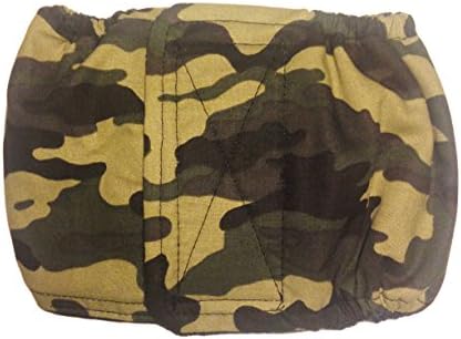 Barkerwear Male Dog Diaper - Made in USA - Camo Washable Belly Band Male Wrap, XS for Territorial Marking, Excitable Peeing and Urinary Incontinence