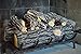 Terra Flame Gel Log Set Fireplace Insert, 24 Inch, Brown