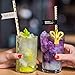Bachelorette Straws- Gold Paper Straws with Banners