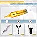 BMX 20PCS Professional Disposable Tattoo Cartridge Needles 7RL Sterilized Needle Cartridge Round Liner User for Pen Rotary Machine and Tattoo Supplies(7RL)