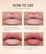 HQDA 6Pcs Matte Liquid Lipstick Lip Liner Set Nude Waterproof Non-Stick view 6