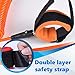 Child Safety 2 Pack Anti Lost Child Wrist Leash - Skin Friendly - Cotton Strap Safety Harness 1.5 & 2.5 m - Brace Restraint Harnesses & Leashes for Children - Bonus Child Finger Toothbrush (Orange)