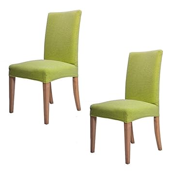 1 4 6pcs Velvet Spandex Fabric Stretch Dining Room Chair Seat Covers Slipcovers Slipcovers