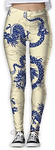 Blue Dragon Women's Fashion Yoga Leggings Pants Quick Dry Capri Leggings Workout Pants Gym Tights