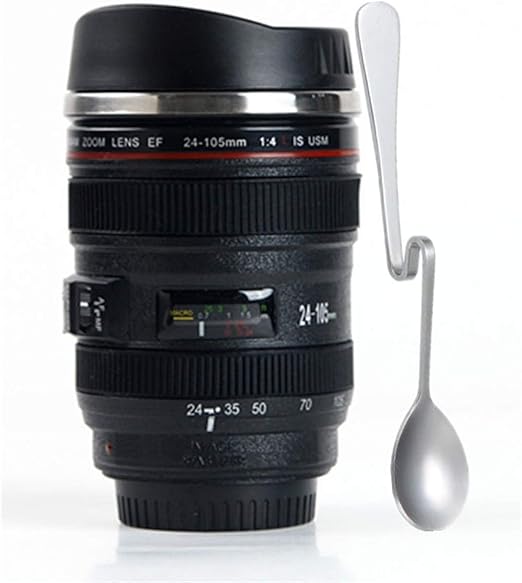 camera lens travel thermos