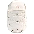 THE NORTH FACE Women's Borealis Luxe Commuter Laptop Backpack - PFAS Free, Gardenia White/Burnt Coral Metallic, One Size