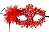 Venetian Style Lace with Rhinestone Liles Costume Masquerade Mardi Mask