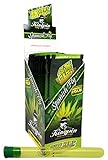 Kingpin Pure Hemp Flavored Wraps (Spanish Fly, 25 Packs/Full Box) with Rolling Paper Depot XL Kewltube