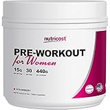Nutricost Pre-Workout Powder for Women (Strawberry) 30 Servings