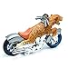 Animal toys Leopard friction motorcycles toys BigNoseDeer (Leopard)